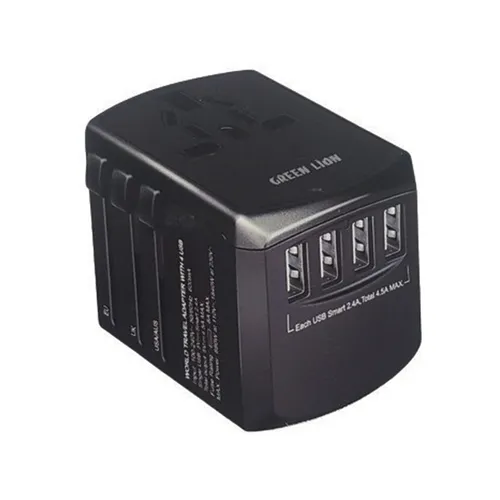 Green Lion Universal Multi-Port Travel Adapter