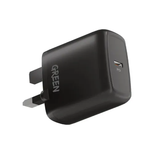 Green Lion USB-C Adapter Wall Charger 20W – GN20UKWCBK