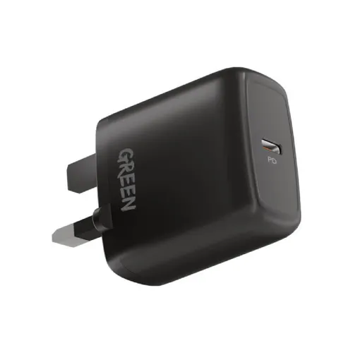 Green Lion USB-C Adapter Wall Charger 20W – GN20UKWCBK