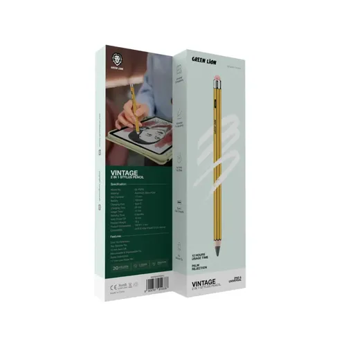 Green Lion Vintage 2 in 1 Stylus Pencil