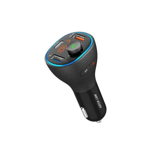 Green Lion Wireless Hands-Free Car Kit with Built-In FM Transmitter QC3.0 PD 20W 38W