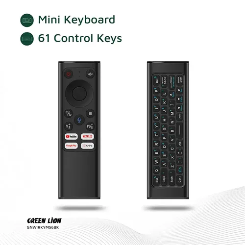 Green Lion Wireless Remote Pro with Keyboard and Mouse for Windows/MacOS/Android