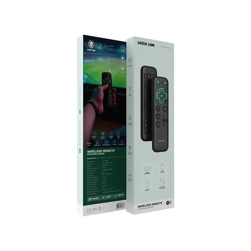 Green Lion Wireless Remote with Keyboard and Mouse for Windows/MacOS/Android