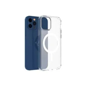 Green Magnetic Transparent Case for iPhone 12 Pro Max