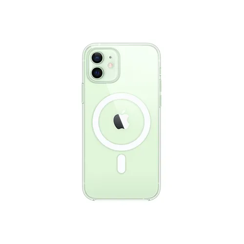 Green MagSafe Clear Case for Apple iPhone 12