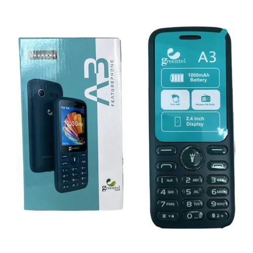 Greentel A3 Feature Phone Black
