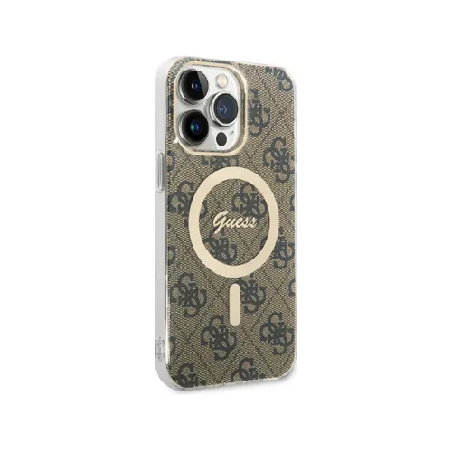Guess HC Magsafe IML 4G Iphone 15 Pro Max - Brown