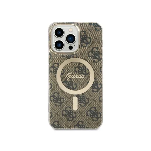 Guess HC Magsafe IML 4G Iphone 15 Pro Max - Brown