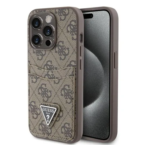 Guess PU Leather Case Brown iPhone 15 Pro Max