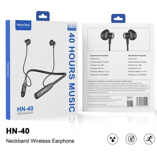 Haino Teko HN-40 Wireless Bluetooth Neckband Earphone