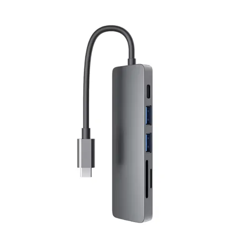 HC-13C 6IN1 USB C Hub + Card Reader