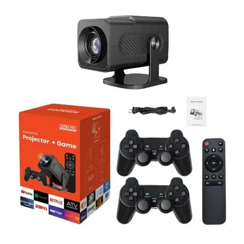HCS350 Pro Retro Video Game Consoles WIFI Portable Intelligent Projector