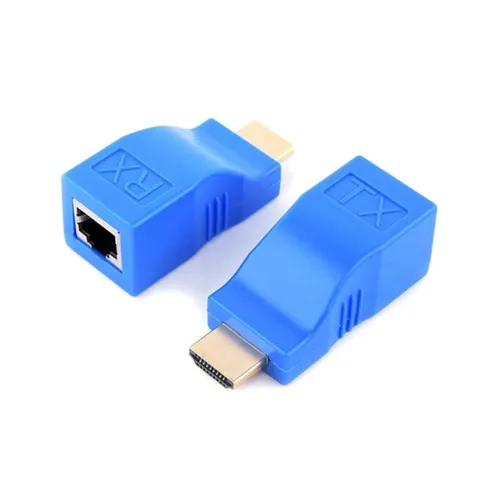 HD Extender By Cat-5E/6 Cable Lan To HDMI