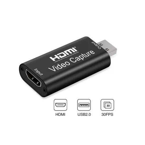 HDMI to USB 2.0 Video Capture Card 1080p for Zoom Meeting Streaming/webcam
