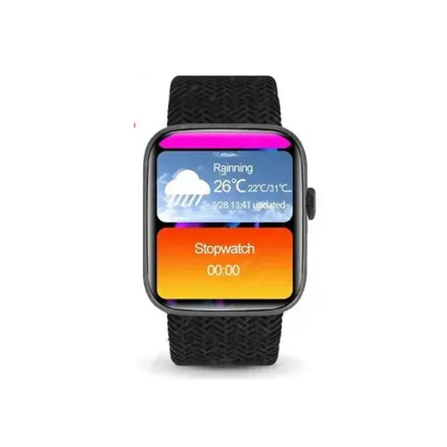 HK Pro Plus Smart Watch Black/Green