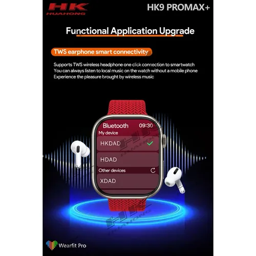 HK9 Pro Max Plus Gen4 2024 Smart Watch – Black