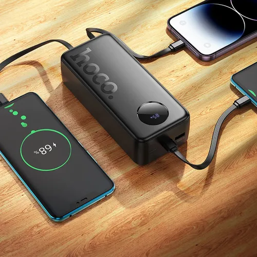 HOCO J132B Build-In Cable 22.5W 30000mAh Power Bank