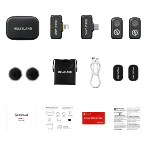 Hollyland LARK A1 2-Person Wireless Microphone Combo