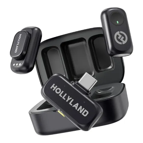 Hollyland Lark A1 Duo 2TX 1 USB C RX Charging Case