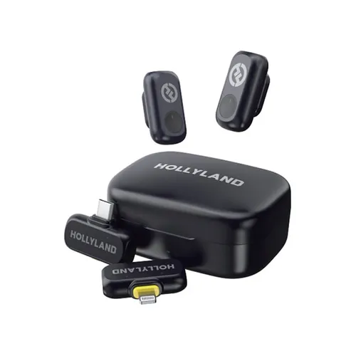 Hollyland Lark A1 Wireless Lavalier Microphone Combo (USB-C & Lightning)