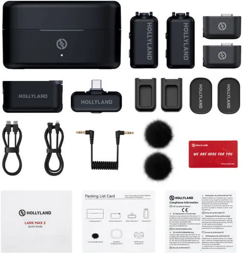 Hollyland Lark MAX 2 Wireless Microphone Combo