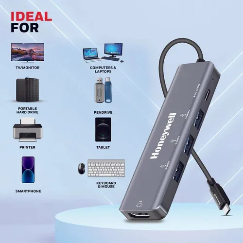 Honeywell 5 in 1 Type-C Docking Station