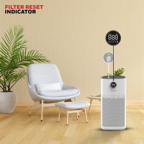 Honeywell Air Touch P2 4-in-1 Compound Filter with Pre-Filter,Nano-Silver Anti Bacterial HEPA H13 &Activated Carbon Filter Removes 99.99% Allergens Pollutants PM2.5 VOCs Smoke Toxic Fume