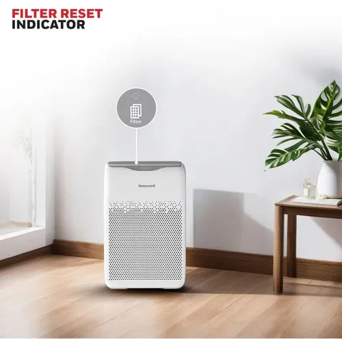 Honeywell Air Touch V2 Air Purifier for Home 4 Stage Filtration Covers 388 sq.ft High Efficiency Pre-Filter H13 HEPA Activated Carbon Removes 99.99% Pollutants &amp; Micro Allergens