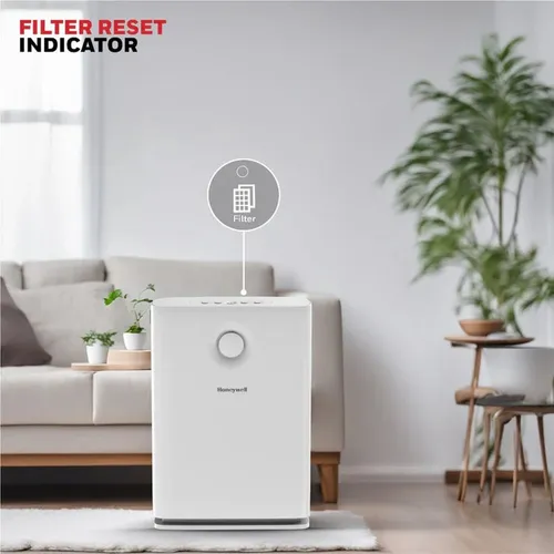 Honeywell Air Touch V3 Air Purifier for Home | 5-Stage Filter System with Pre H11 &amp; H13 HEPA Filters Activated Carbon | Covers 465 sq.ft | Removes 99.99% Pollutants &amp; Allergens