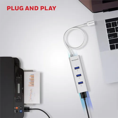 Honeywell Momentum Type-C to 4xUSB 3.0 Hub