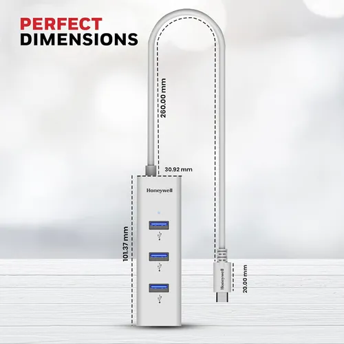 Honeywell Momentum Type-C to 4xUSB 3.0 Hub