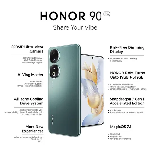 HONOR 90 5G 12GB RAM 512GB