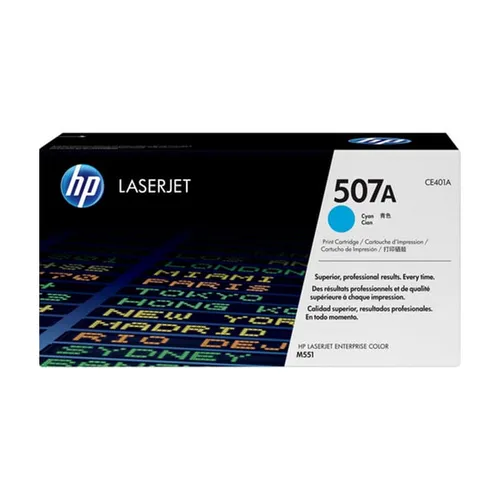HP 507A LaserJet Toner Cyan Cartridge