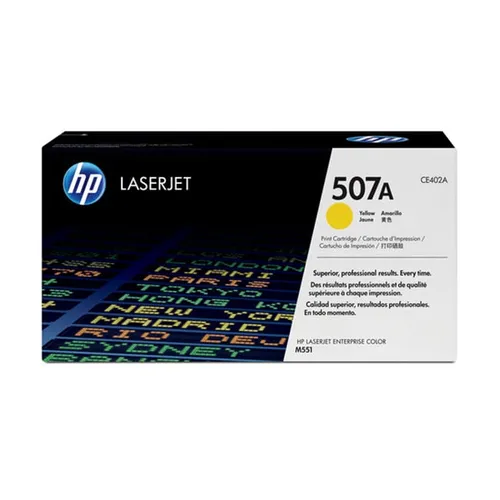 HP 507A LaserJet Toner Yellow Cartridge
