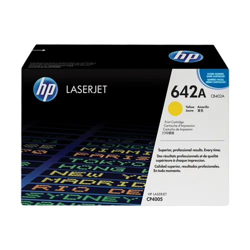 HP 642A LaserJet Toner Yellow Cartridge