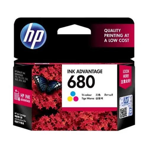 HP 680 Tri-color Original Ink Advantage Cartridge