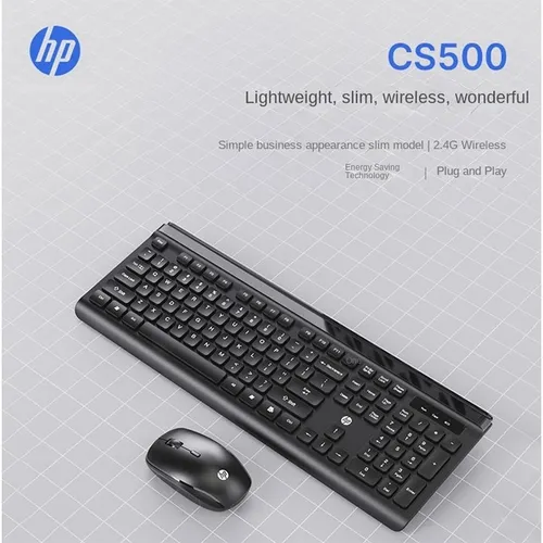 HP CS500 Wireless Keyboard and Mouse Combo Set