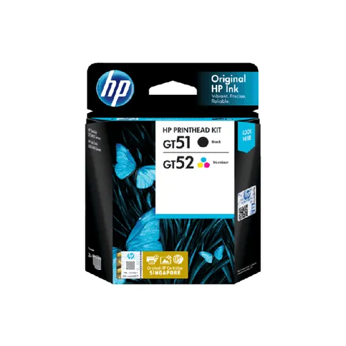 HP GT51/GT52 2-pack Black/Tri-color Printhead Replacement Kit