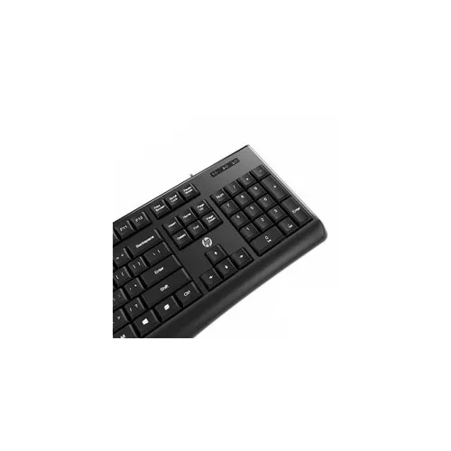 HP K200 Wired USB Keyboard, Black