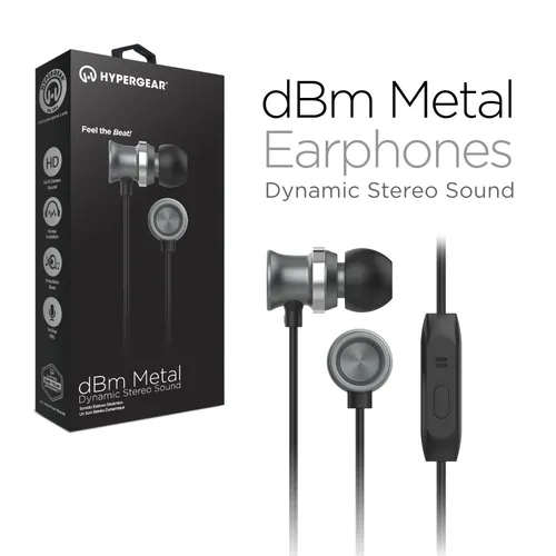 HyperGear dBm Metal Earphones
