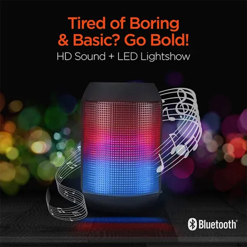 HyperGear RaveMini Wireless LED Speaker