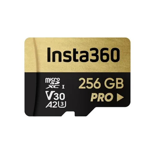 Insta360 microSDXC V30 A2 256GB Pro Class 3 90 MB/s UHS-I Memory Card