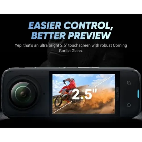 Insta360 X4 8K 360 Action Camera Motorcycle Bundle