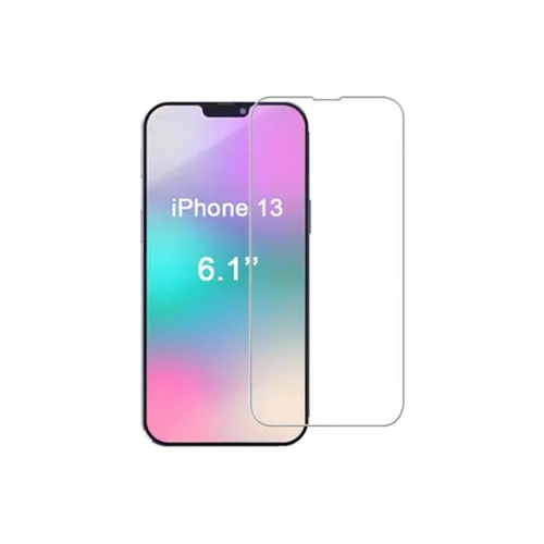 iPhone 13 GREEN 3D Curved Pro Round Edged Tempered Glass