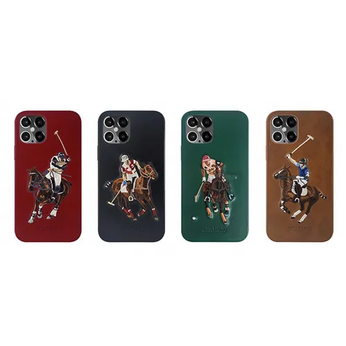 iPhone 13 Pro Jockey Series Genuine Santa Barbara Leather Case