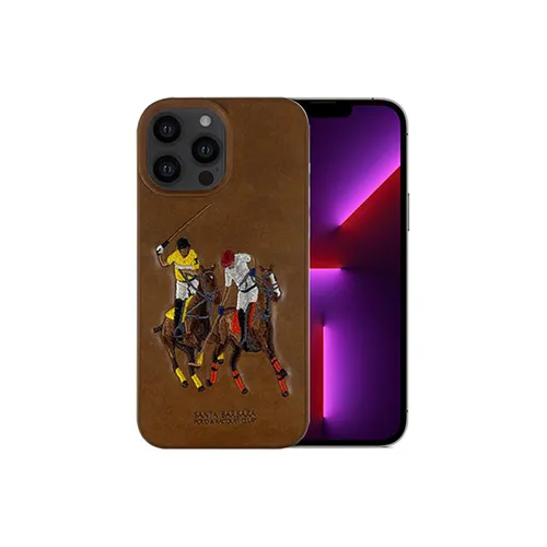 iPhone 13 Pro Max Jockey Series Genuine Santa Barbara Leather Case