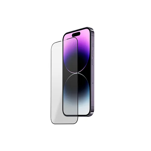 iPhone 14 Pro Max Transparent Matte Tempered Glass