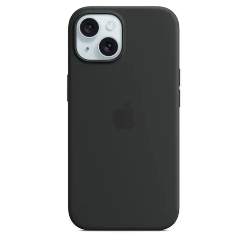 iPhone 15 Plus Silicone Case with MagSafe - Black
