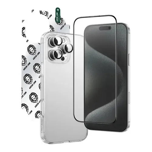 iPhone 16 Green Lion 4 In 1 Defender Pack