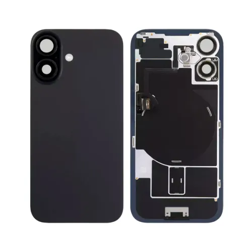 iPhone 16 Plus back glass with MagSafe – Black (HQ)